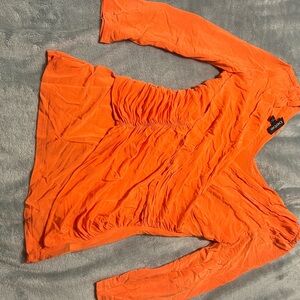 Bebe Bright coral Top long sleeve